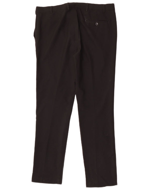 Calça Chino Slim Masculina Marks & Spencer W38 L33 Poliéster Preto