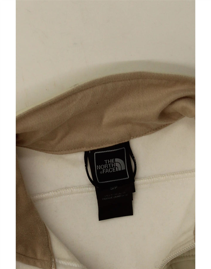 Jaqueta de treino feminina The North Face UK 10 poliéster bege pequeno