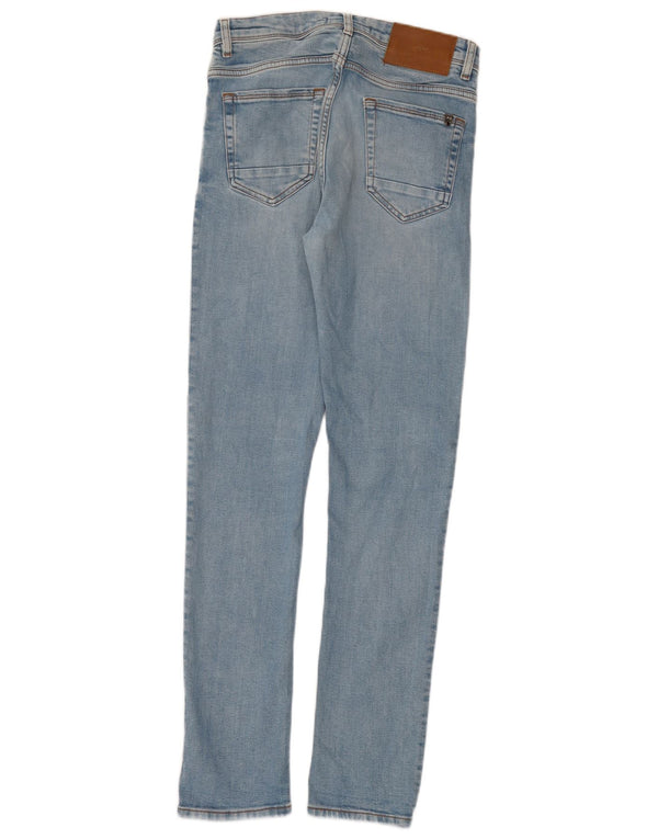 Zara Mens Jeans Skinny EU 38 Pequeno W30 L31 Azul