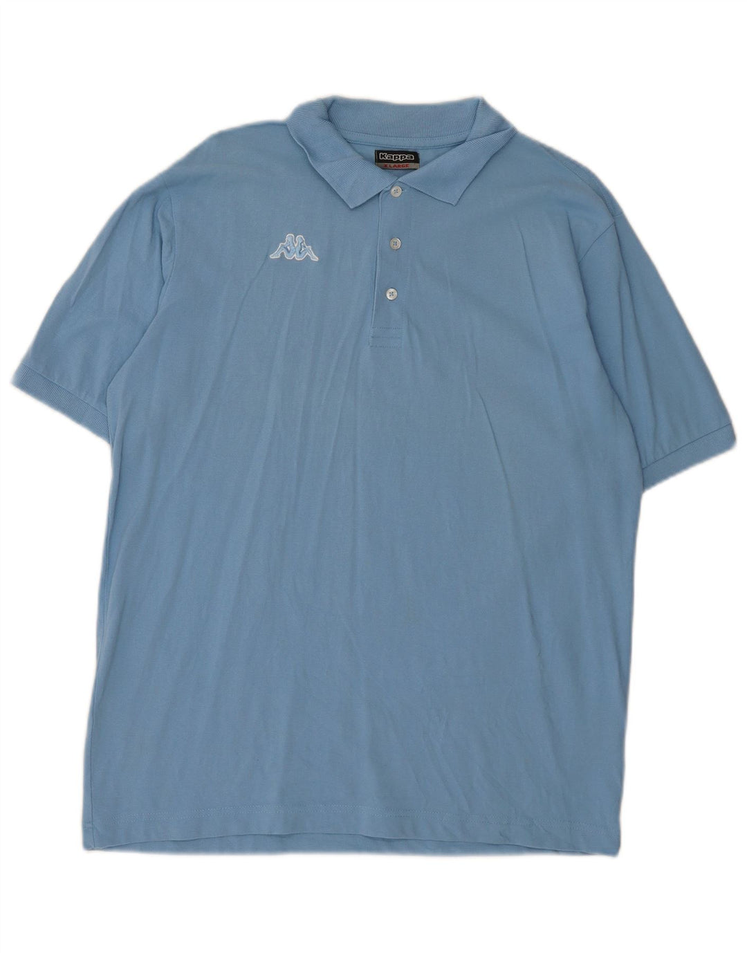 Camisa polo masculina KAPPA XL algodão azul