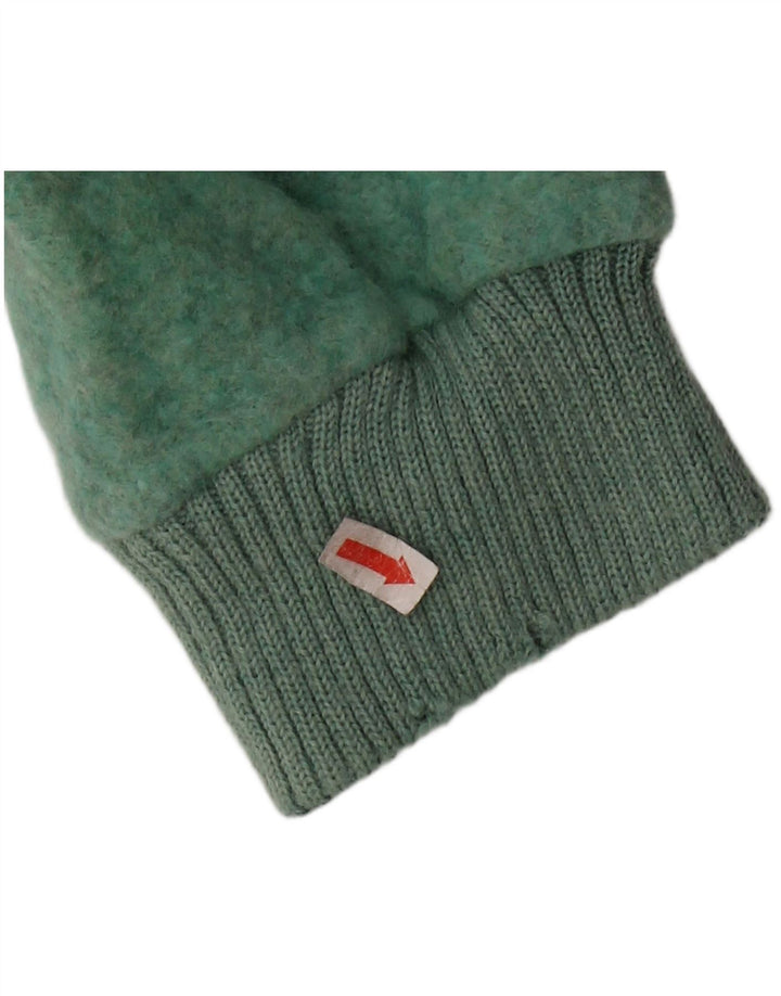 Suéter masculino DIADORA com gola polo e lã verde grande