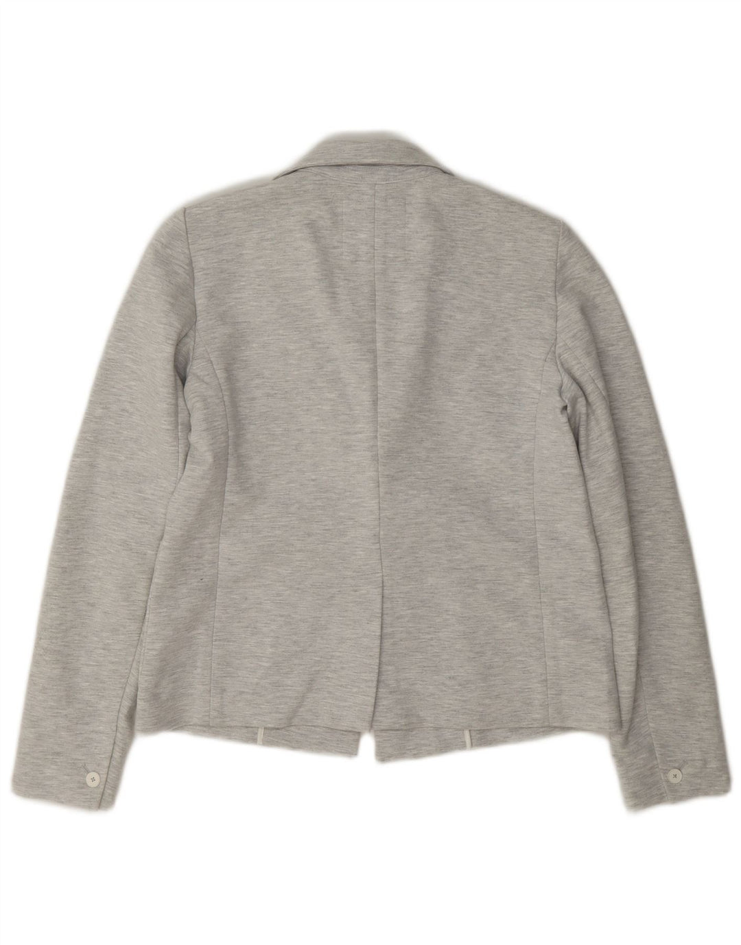 Jaqueta blazer feminina Gap com 1 botão EUA 6 poliéster cinza médio