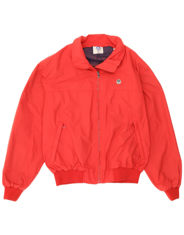 Jaqueta bomber masculina North Sails UK 40 grande poliamida vermelha