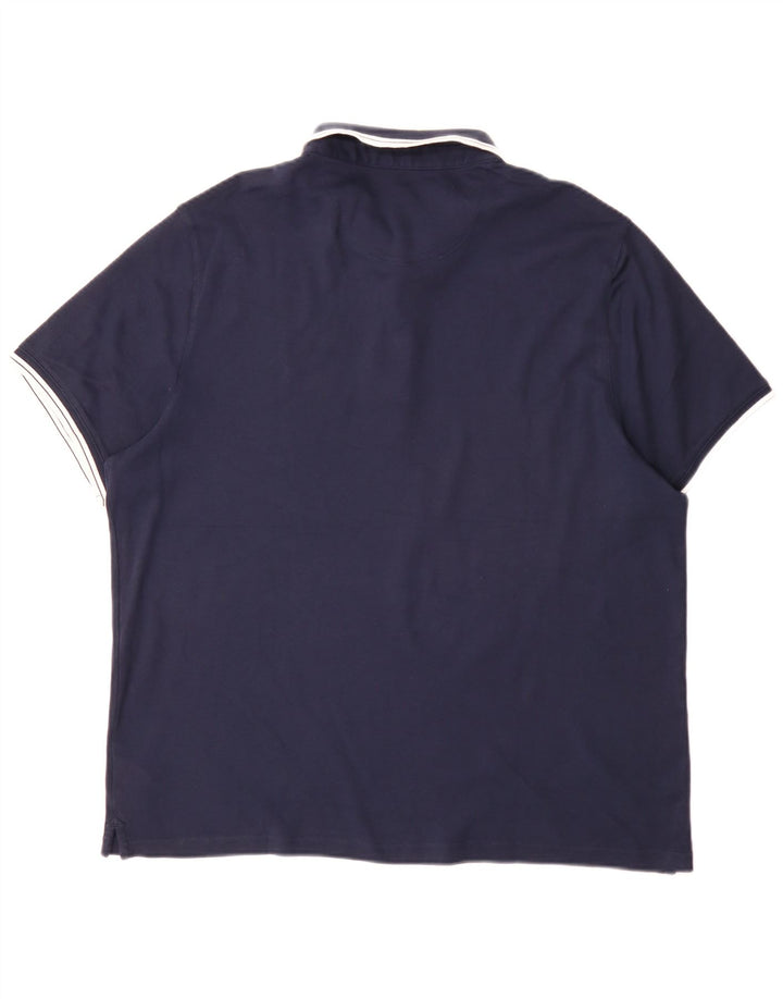 Camisa polo masculina regular Michael Kors XL azul marinho algodão