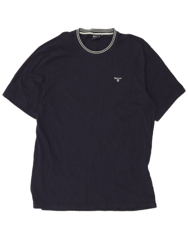 Camiseta masculina Barbour Top 2XL algodão azul marinho