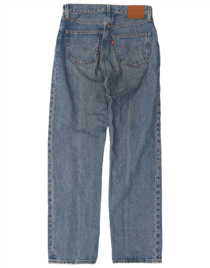 Calça jeans feminina Levi's 501 Straight W26 L32 azul algodão