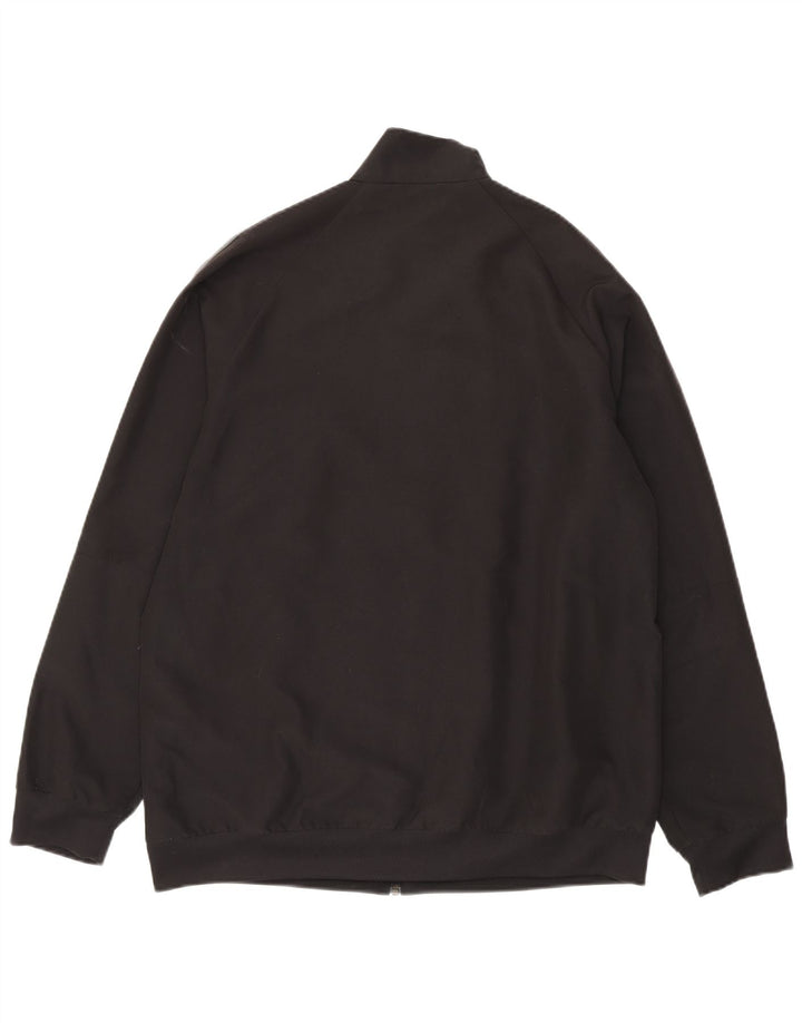Jaqueta Adidas Mens Climalite Treino Top Grande Poliéster Preto