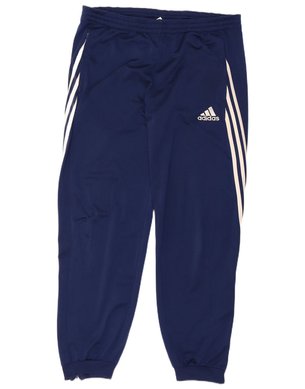 Adidas Mens Treino Calça Joggers Grande Azul Marinho Poliéster Esportes