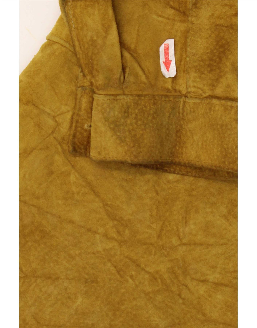 Jaqueta de camurça feminina vintage IT 48 XL cáqui