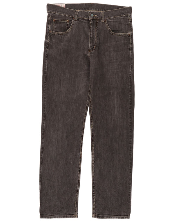 Rifle Masculino Jeans Reto W34 L32 Algodão Cinza