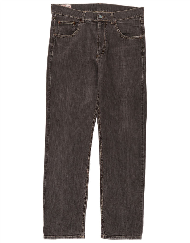 Rifle Masculino Jeans Reto W34 L32 Algodão Cinza