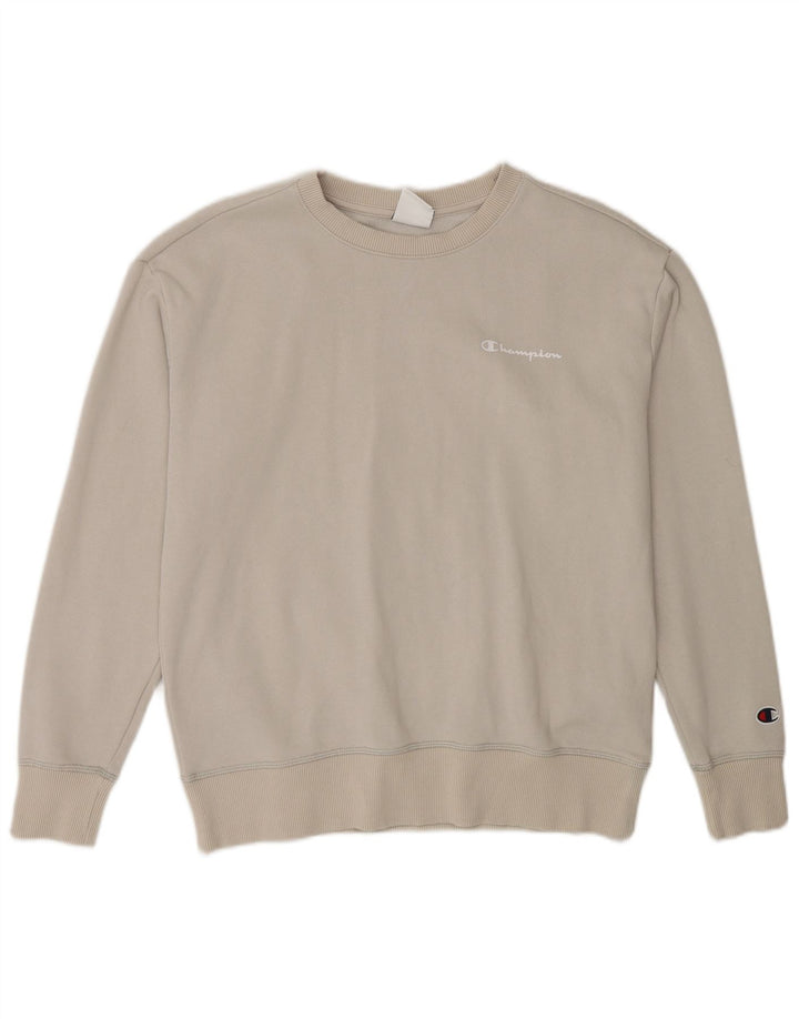 Champion moletom masculino jumper XS algodão cinza