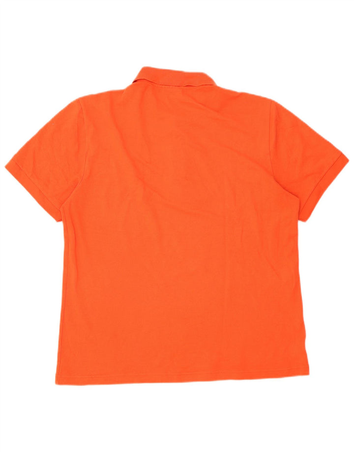 Camisa polo masculina Lacoste tamanho 5 grande laranja