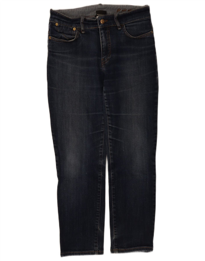 Max Mara Jeans feminino Weekend Slim W28 L26 algodão azul marinho