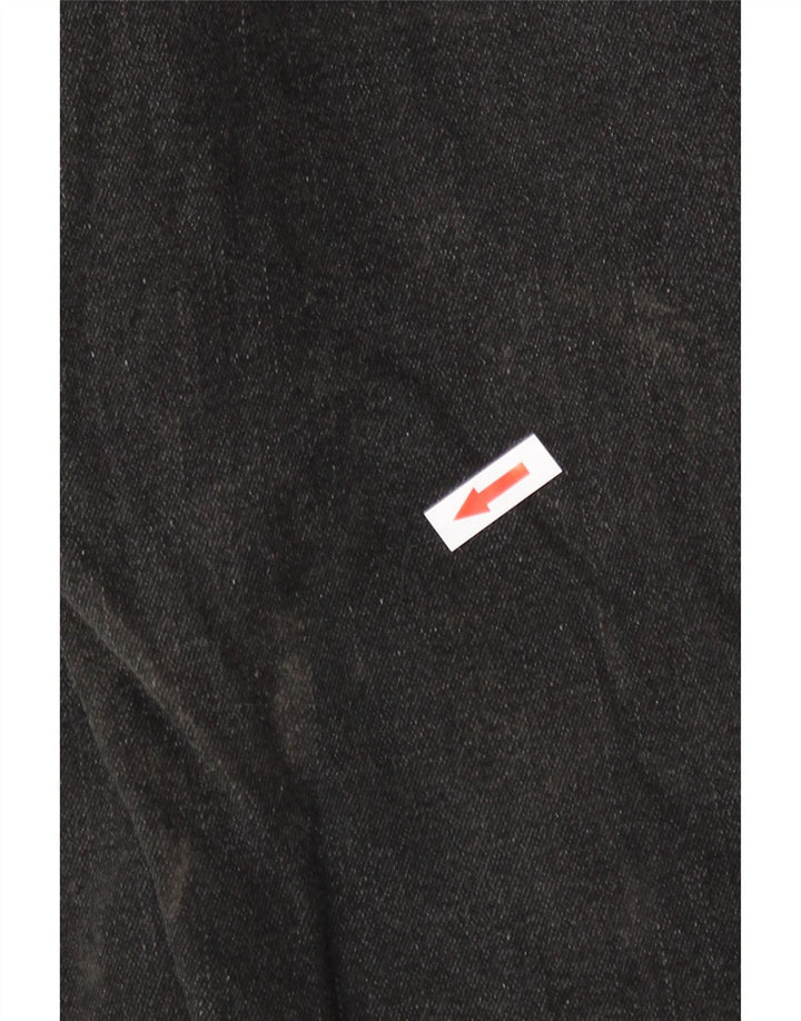 Calça jeans reta regular feminina Marks & Spencer W36 L31 algodão cinza