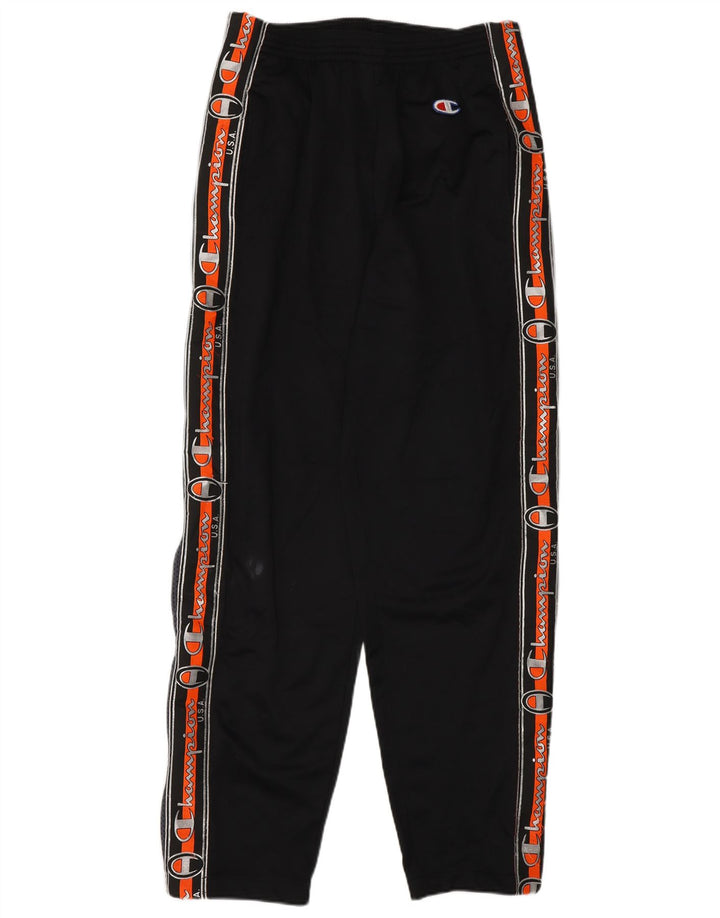 Calça esportiva masculina Champion com estampa gráfica média preta