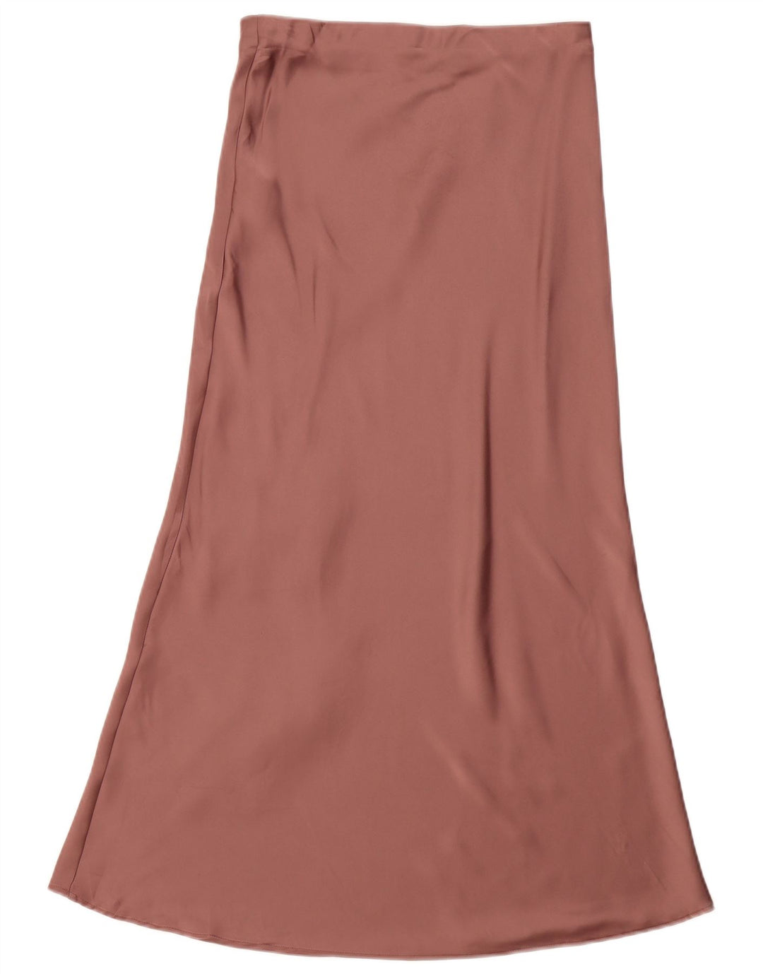 ZARA Saia Maxi Feminina XS W24 Poliéster Borgonha