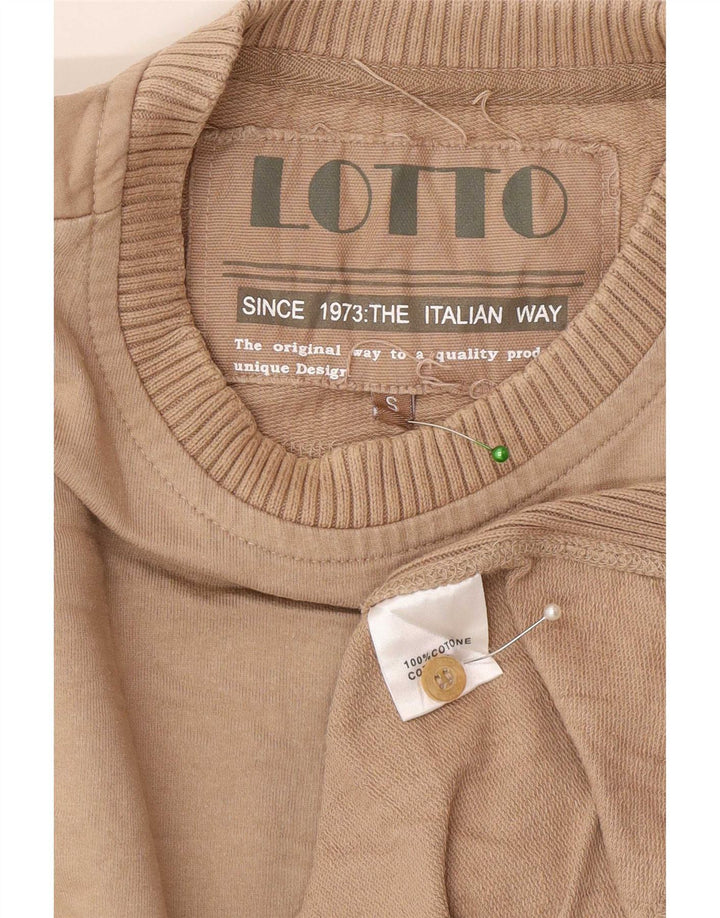 Lotto Mens Top Manga Longa Pequeno Algodão Marrom
