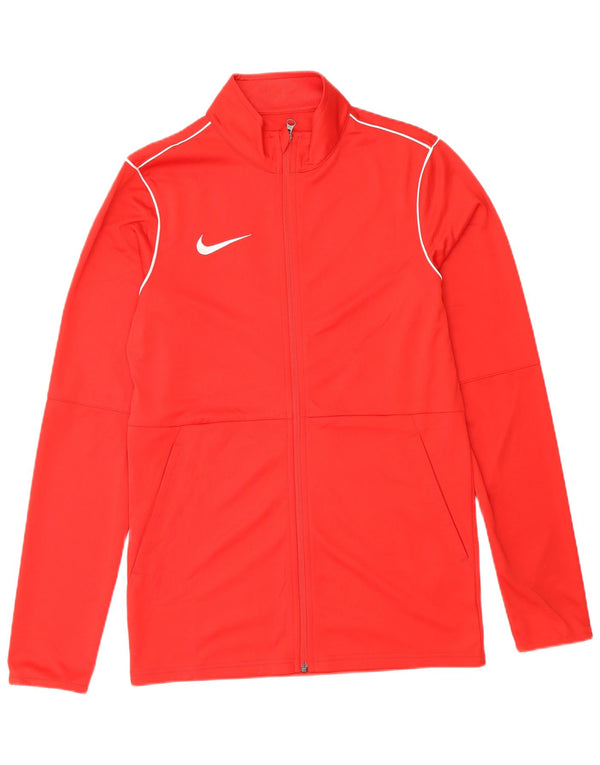 Nike Mens Dri Fit Graphic Tracksuit Top Jaqueta Pequena Poliéster Vermelho