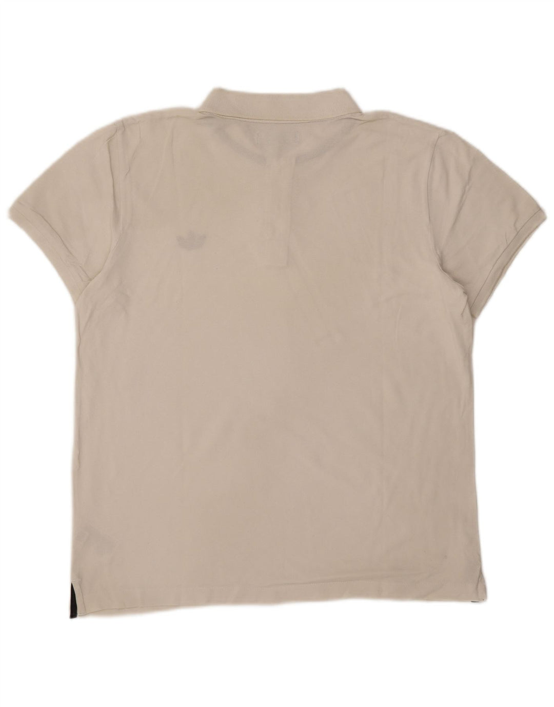 Camisa polo masculina Adidas grande algodão branco