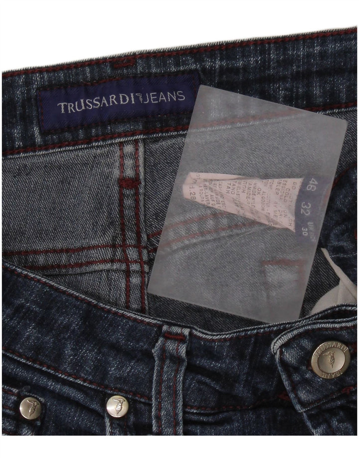 Jeans skinny feminino TRUSSARDI W30 L33 algodão azul
