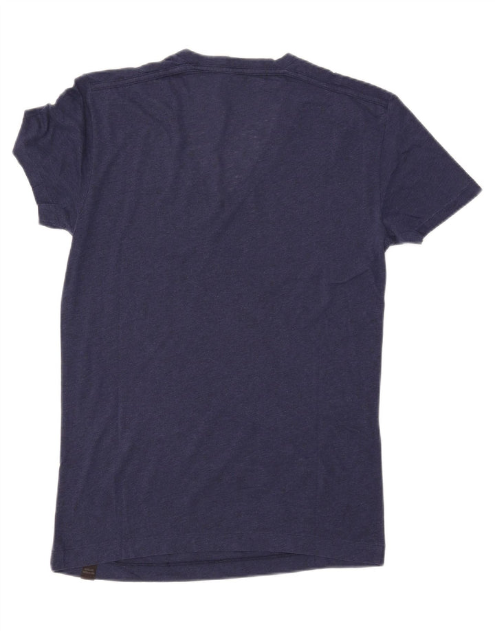 Camiseta masculina G-STAR Top médio algodão azul marinho