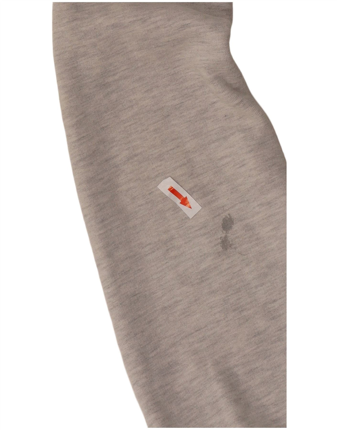 Suéter com capuz feminino Superdry UK 14 algodão cinza médio