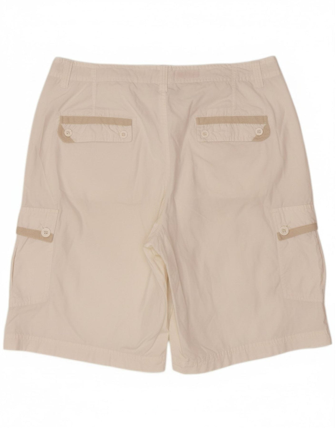 DIADORA Mens Cargo Shorts IT 46 Pequeno W36 Branco