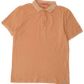 Camisa polo masculina Scotch & Soda grande algodão laranja