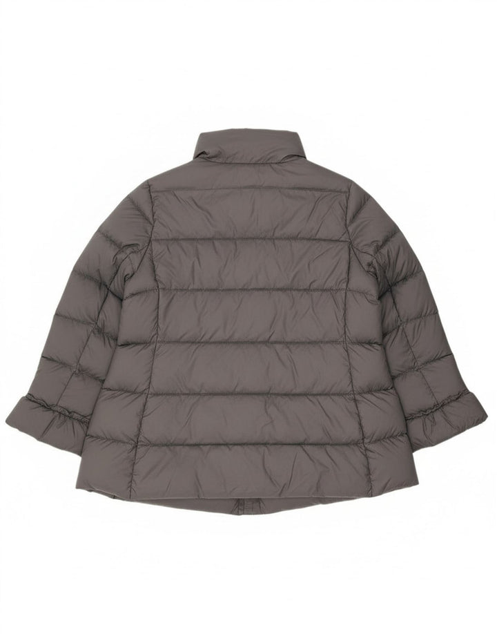 Jaqueta acolchoada feminina Fiorella Rubino UK 18 XL cinza poliamida