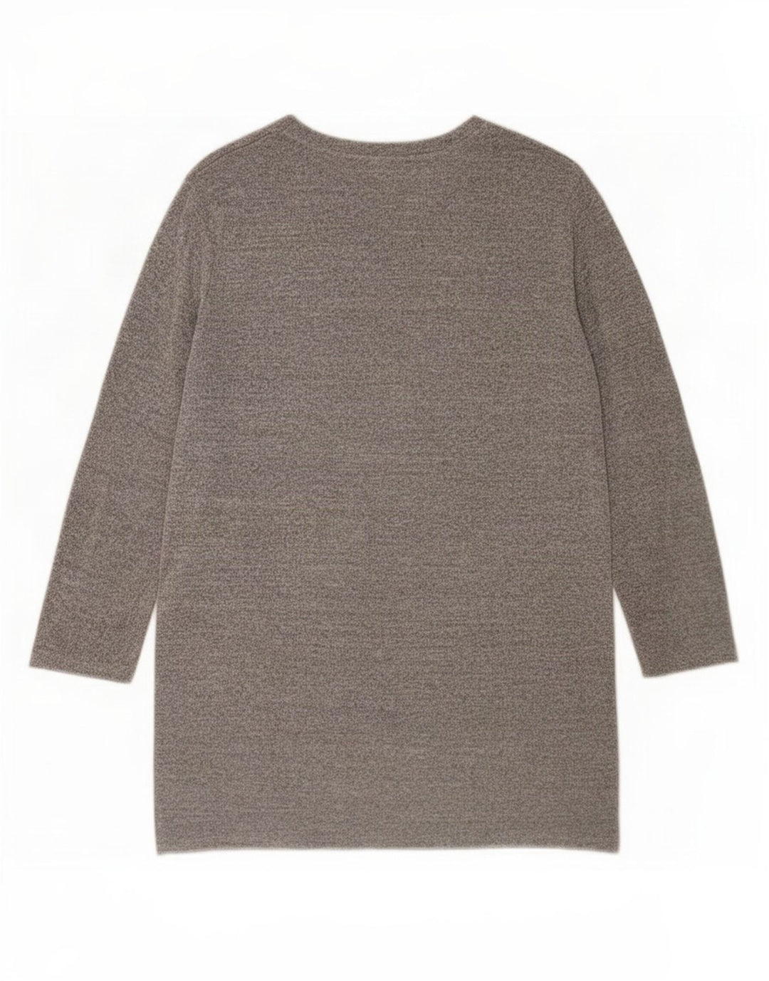 Blusa assimétrica feminina Zara Top UK 14 cinza médio
