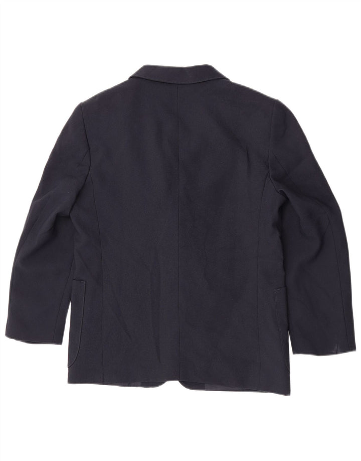Jaqueta blazer de 2 botões Marks & Spencer Boys 10-11 anos azul marinho poliéster