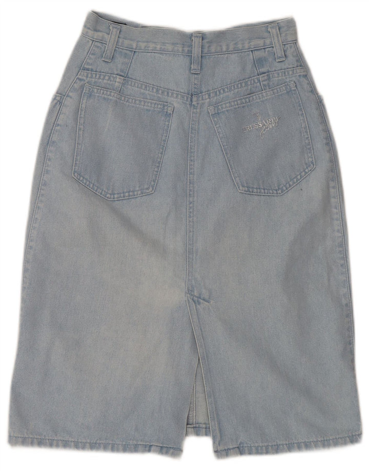 Saia jeans feminina Trussardi W24 XS azul