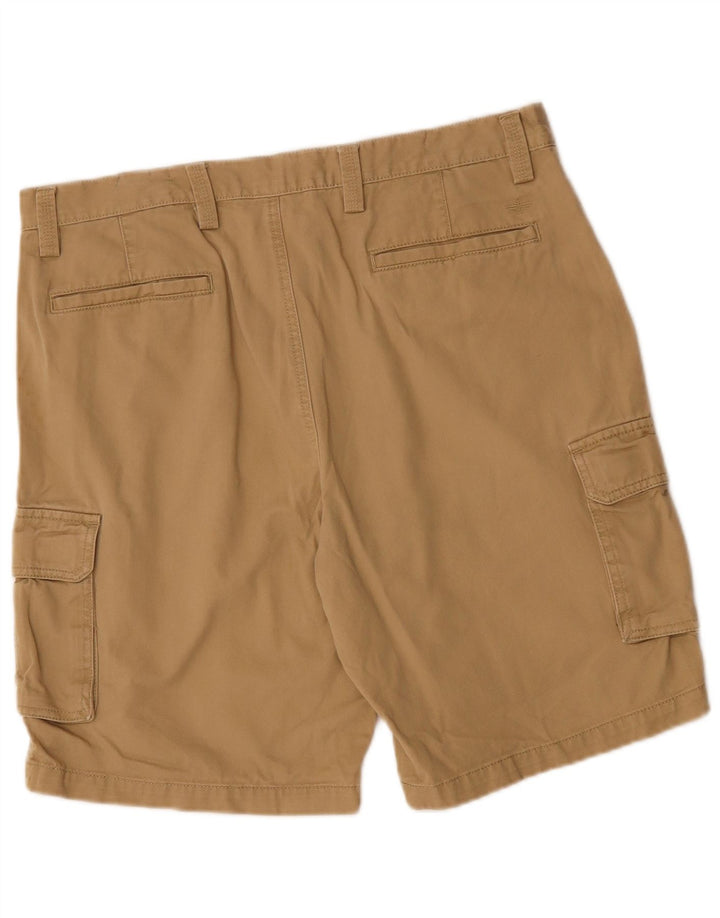 Shorts cargo masculino DOCKERS W36 grande algodão bege