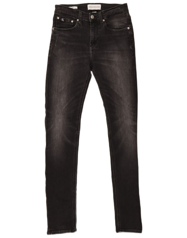 CALVIN KLEIN Calça Jeans Super Skinny Masculina W28 L32 Cinza