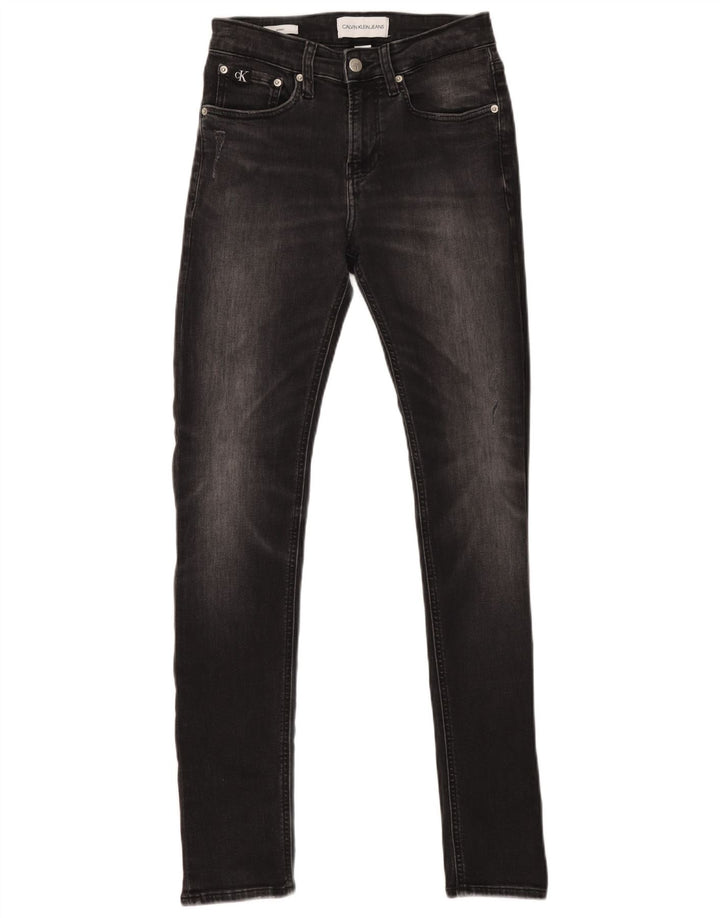 CALVIN KLEIN Calça Jeans Super Skinny Masculina W28 L32 Cinza