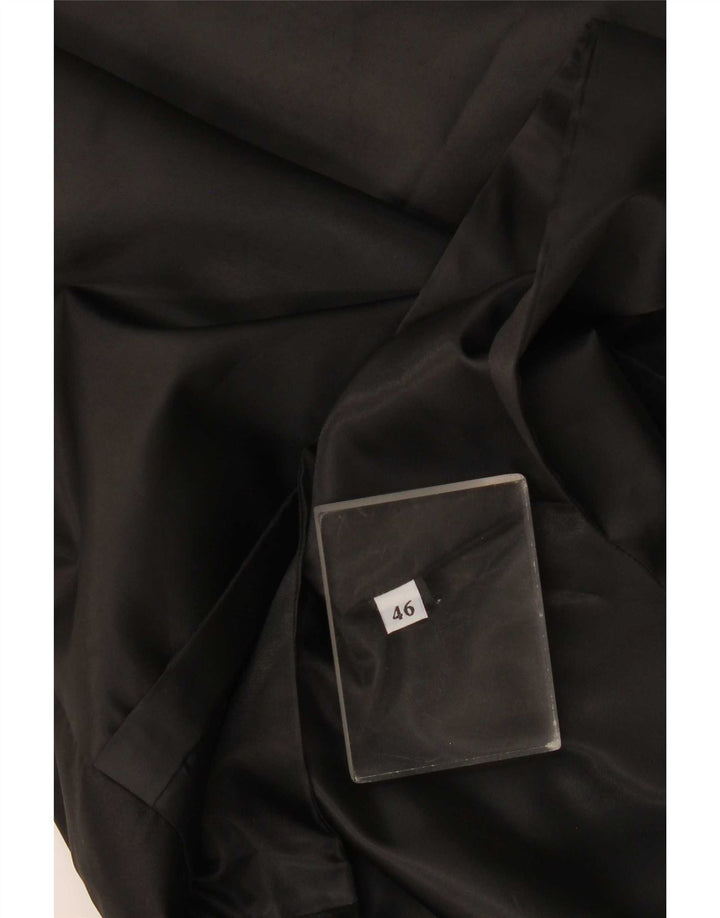Colete masculino vintage IT 46 pequeno preto