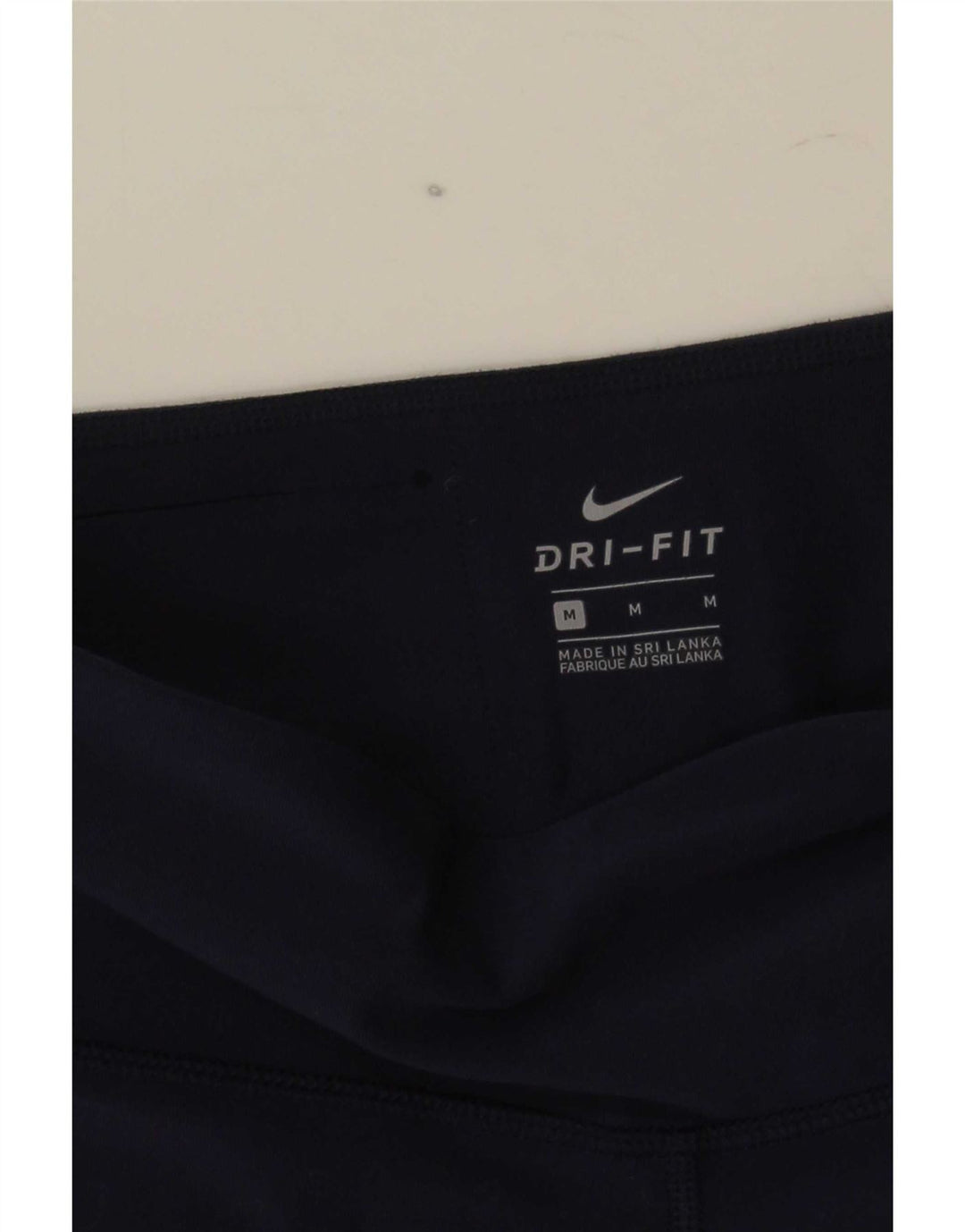 Leggings Nike Dri Fit Feminino UK 12 Médio Azul Marinho Colourblock