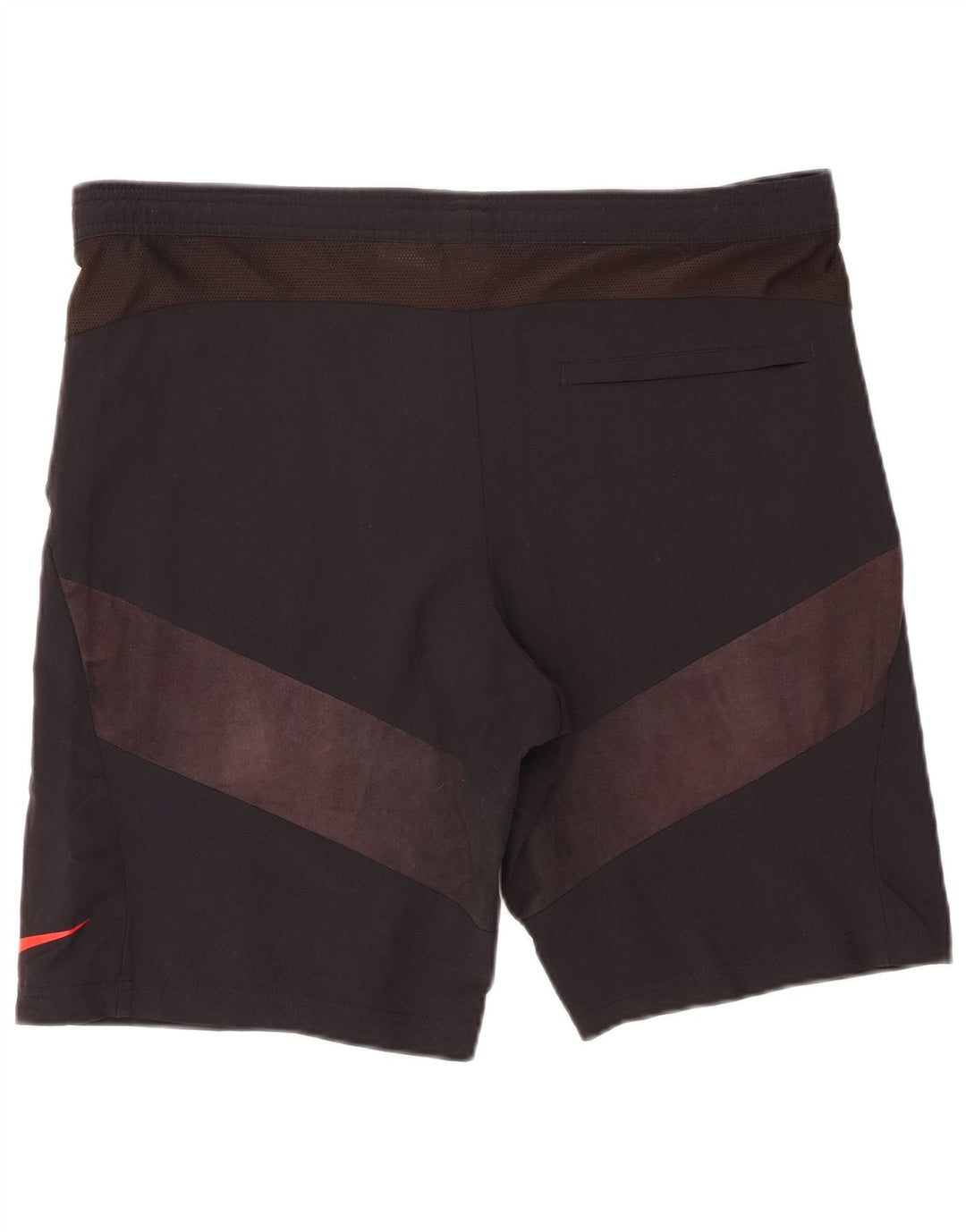 Shorts esportivos masculinos Nike médio preto colorblock nylon