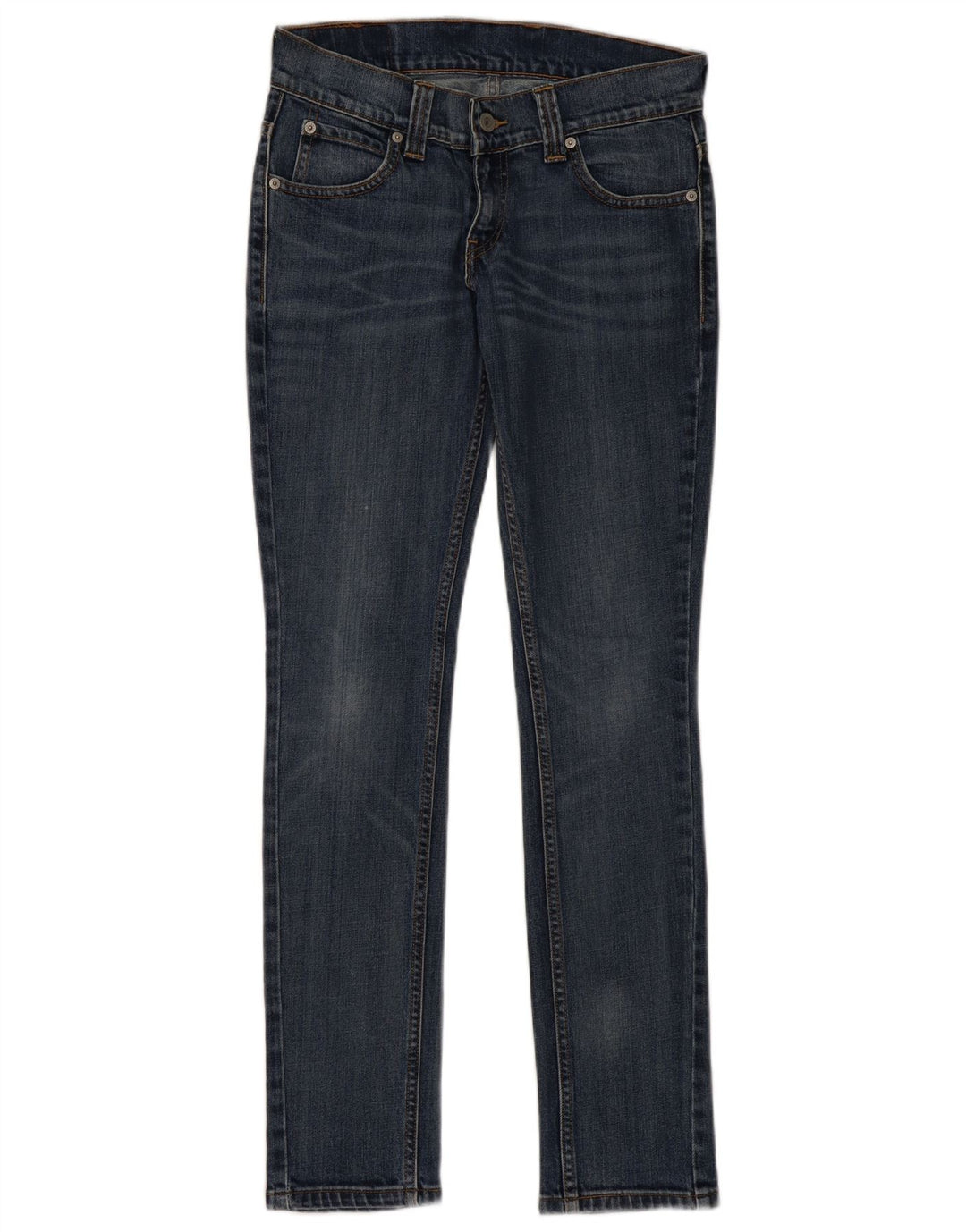 LEVI'S Feminino 603 Slim Jeans W29 L32 Azul Algodão