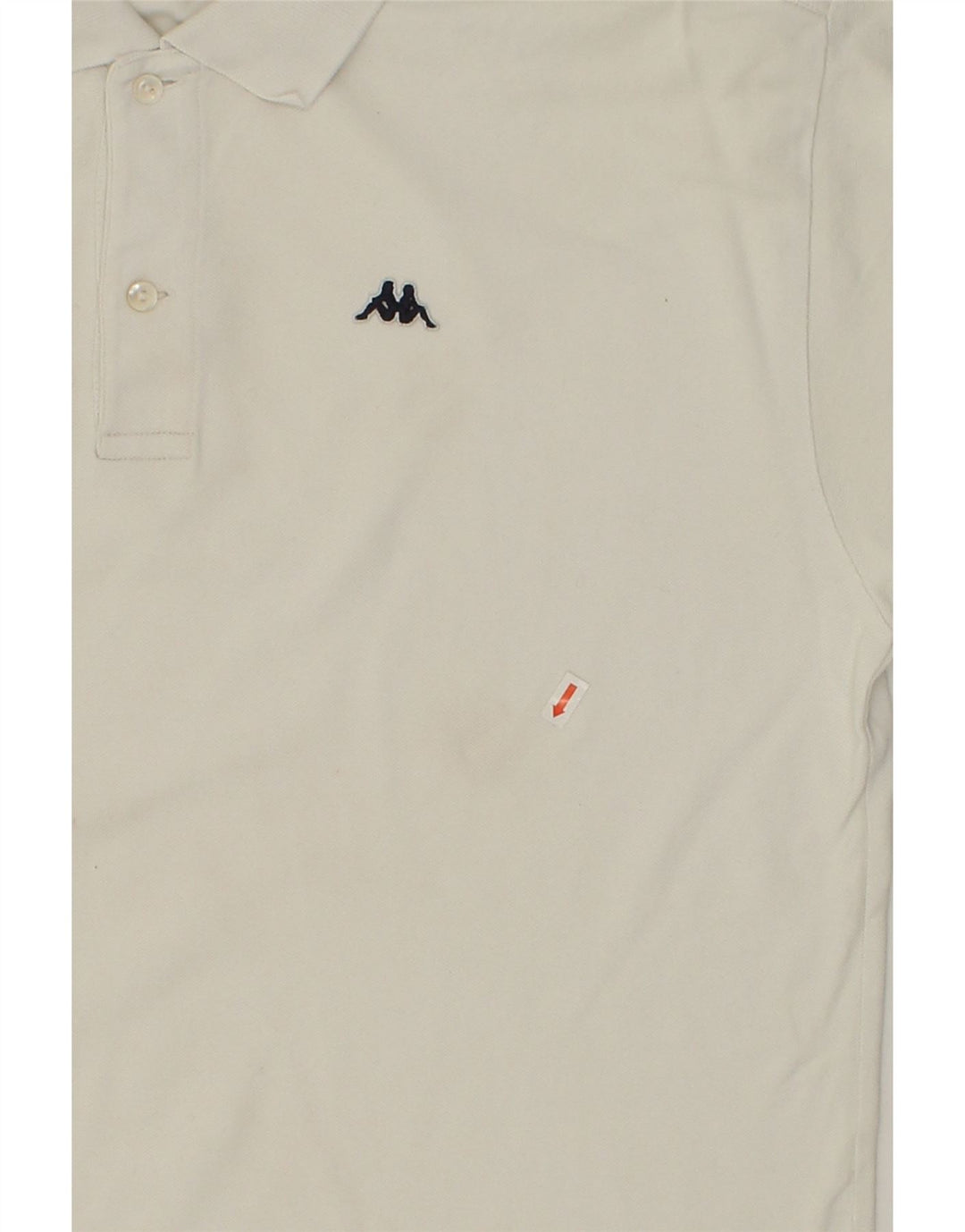 KAPPA Mens Polo Shirt XL White Cotton Vintage Kappa and Second-Hand Kappa from Messina Hembry 