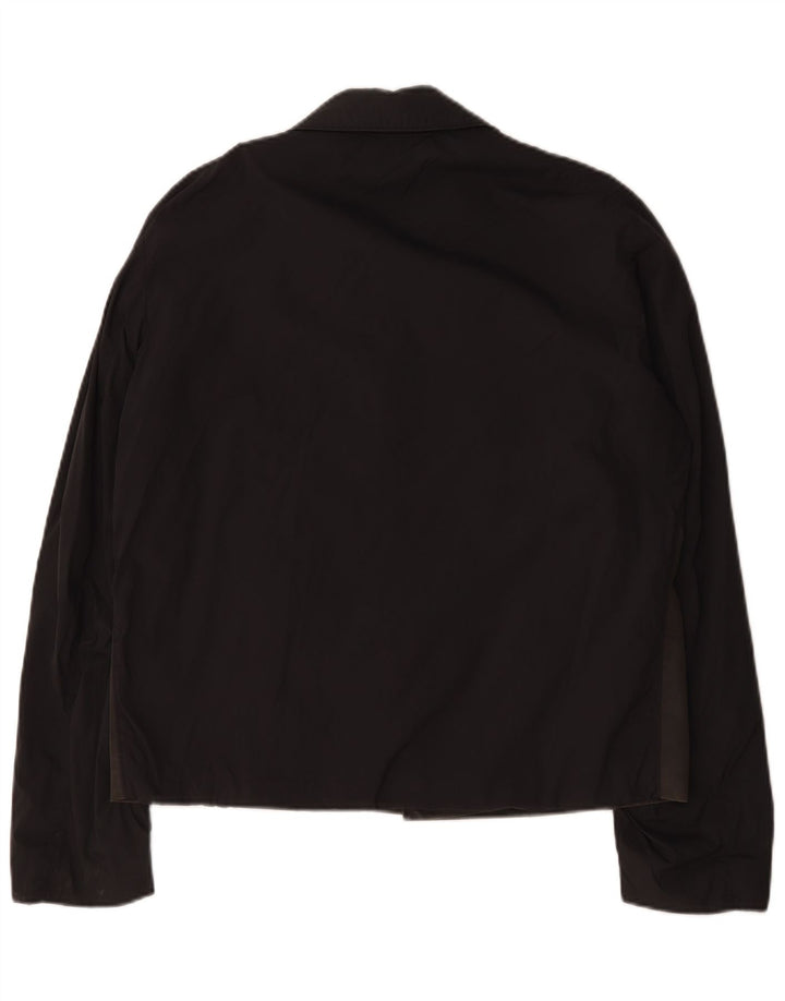 Jaqueta bomber masculina Hugo Boss Reino Unido 38 bloco colorido preto médio