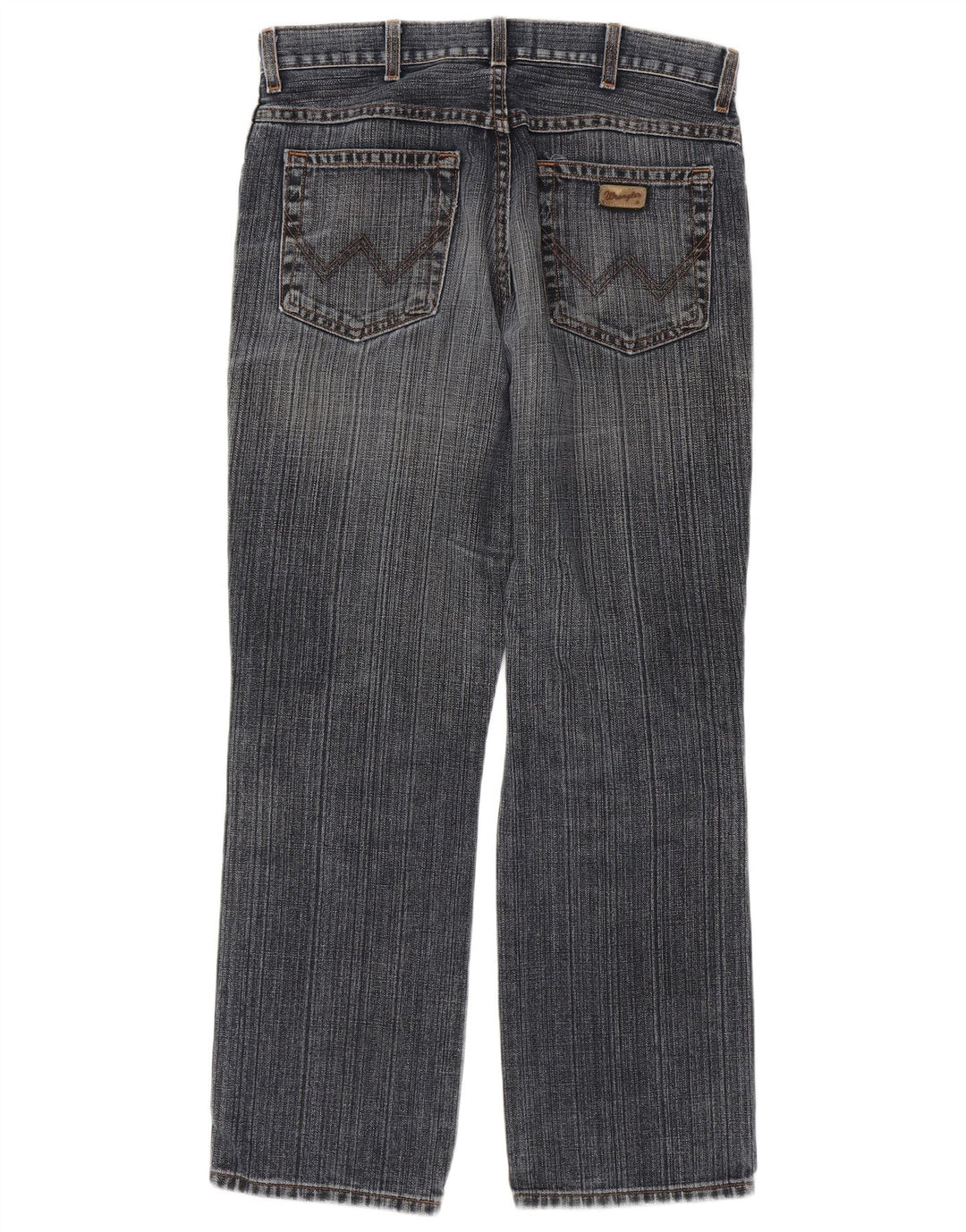 Wrangler masculino regular fit jeans reto W34 L32 algodão azul