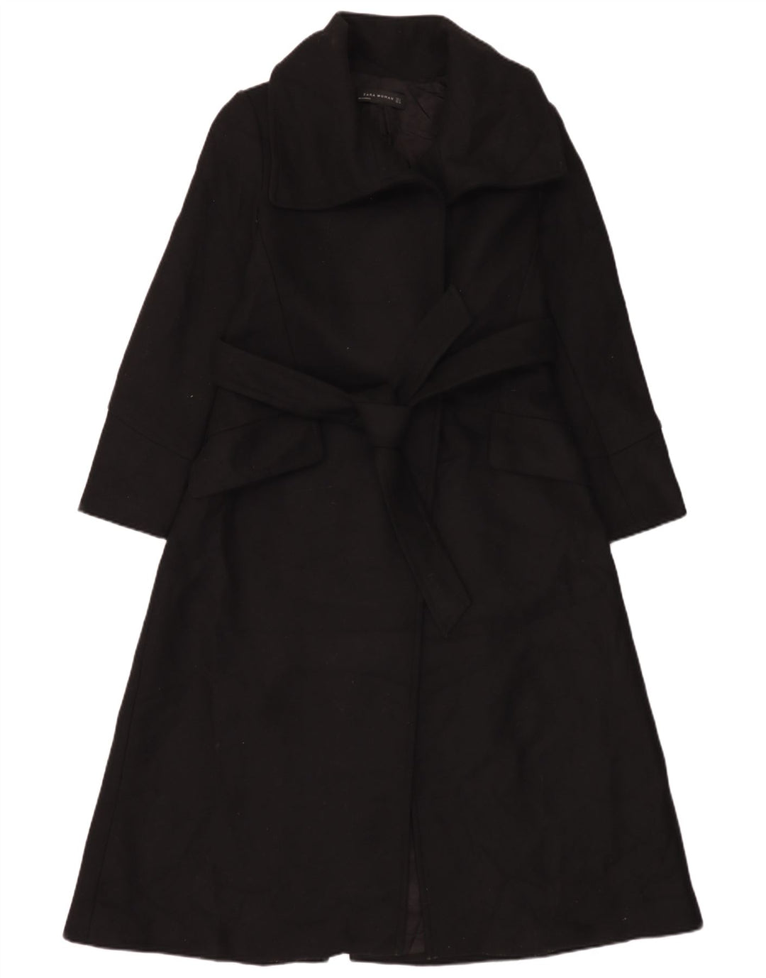 Sobretudo feminino Zara UK 10 pequeno preto