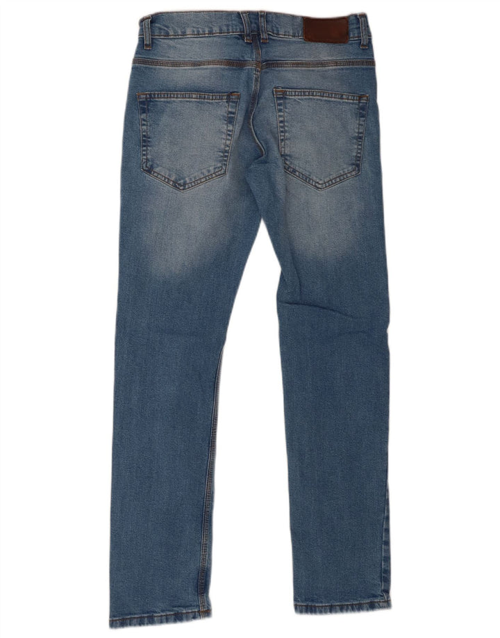 FRENCH CONNECTION Mens Jeans Slim W30 L30 Azul Algodão