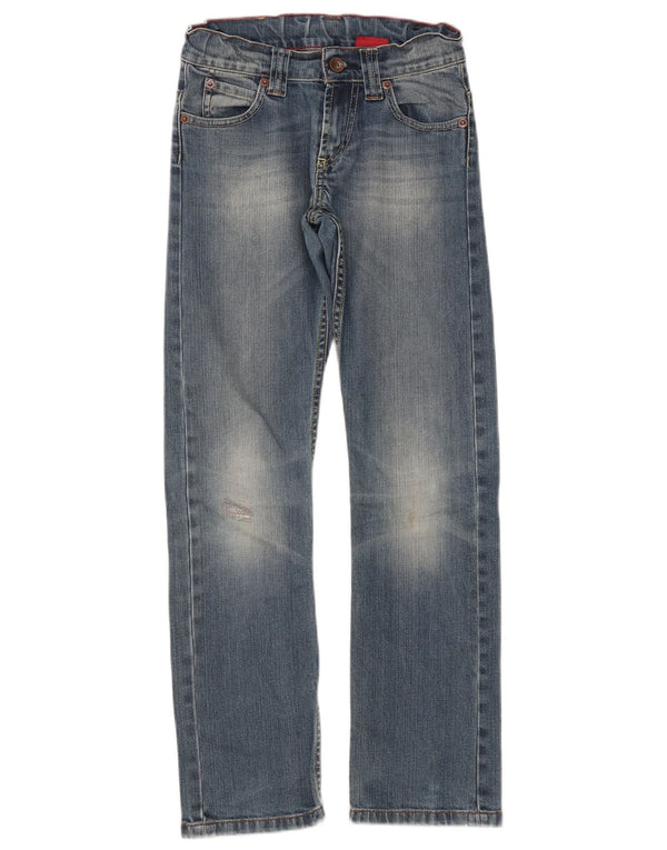 Jeans retos para meninos Levi's 9-10 anos W24 L27 algodão azul