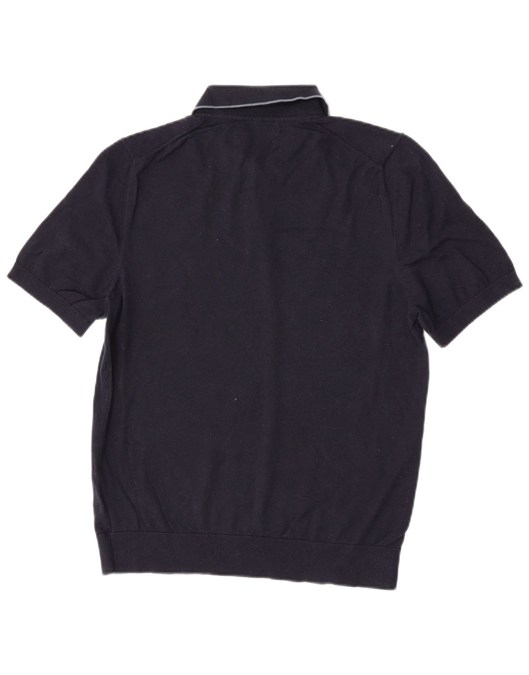 Camisa pólo masculina Marks & Spencer médio algodão azul marinho