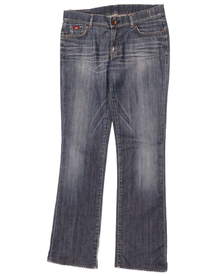 Gas Womens Bootcut Jeans W30 L32 Azul Algodão