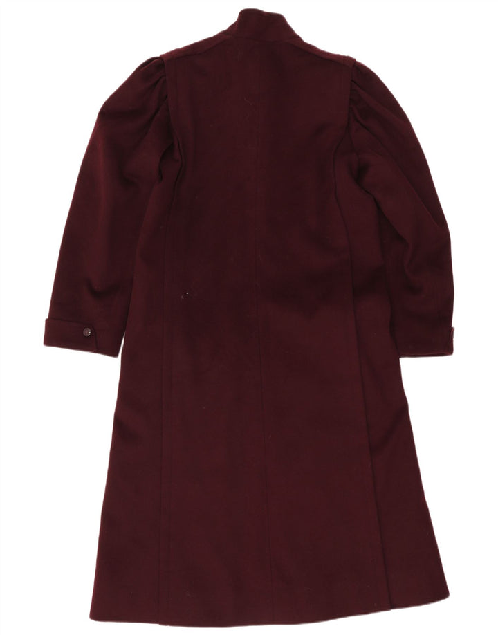 Sobretudo feminino Ungaro UK 12 médio Borgonha