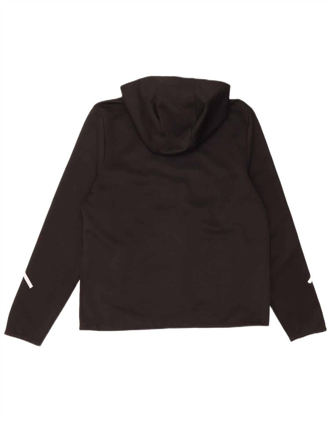 Suéter masculino Fila com capuz e zíper grande poliéster preto